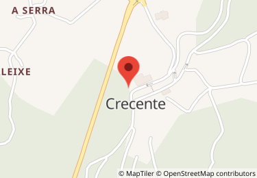 Garaje en rúa mon y landa, Crecente