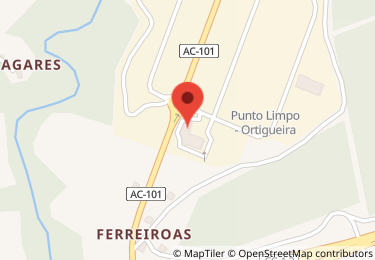 Finca rústica en estación de servicio, Ortigueira