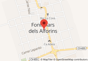 Solar, Fontanars dels Alforins