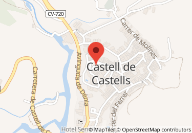 Vivienda en carrer costereta de dalt, 13, Castell de Castells